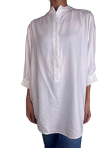 Blusa Larga Blanca Oversize