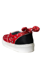 Zapatillas Rojas Paisley