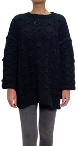 Sweater Negro Tejido