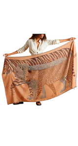 Pañuelo Cheetah Café Inoui Editions By Saint Cirq