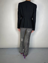 Chaqueta Detalles Blancos