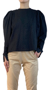 Blusa Mangas Aglobadas