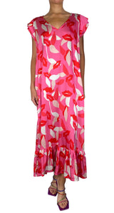 Vestido Estampado Besos