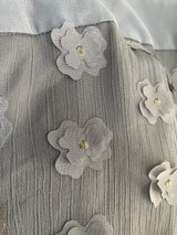 Vestido Flores Relieve