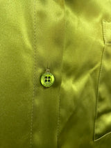 Blusa Seda Verde Satinada