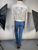 Chaqueta Denim con Flecos