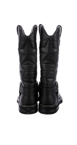 Botas Mid Calf Moto Negro
