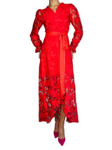 Vestido Wrap Traslucido