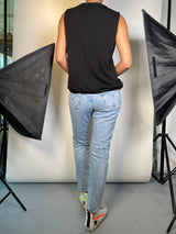 Blusa Negra Sin Mangas