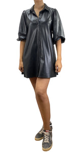 Vestido Cuero Vegano