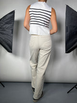 Polera Rayas Sin Mangas