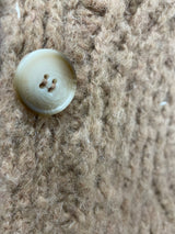 Cárdigan Tejido Café