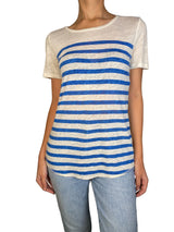 Polera Blanca Rayas
