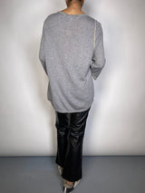 Sweater Cuello Dorado