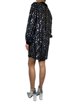 Vestido Bordado Mostacillas