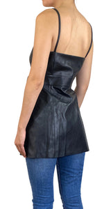 Blusa Ecocuero Negra