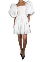 Vestido Mini Manga Globo