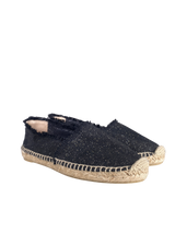 Alpargata Negra Brillos