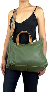 Bolso Verde Cuero