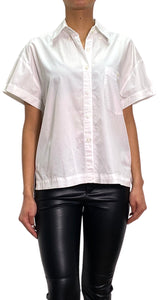 Blusa Blanca Bolsillo