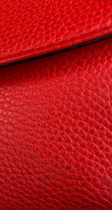 Bandolera Roja Cuero