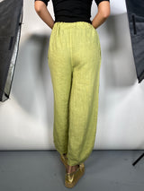 Pantalón Verde Lino