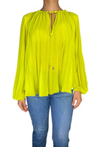 Blusa Amarilla con Vuelos