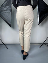 Pantalón Tela Beige