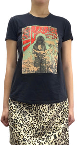 Polera Negra Estampada