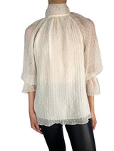 Blusa Puntos Bordados