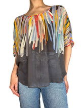 Blusa Seda Multicolor