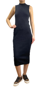 Vestido Negro Tejido