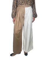 Pantalón Lino Bicolor