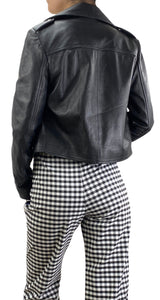 Chaqueta Cuero Negro