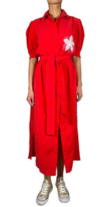 Vestido Camisero Rojo