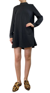 Vestido Mini Manga Larga