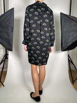 Vestido Camisero Negro Eyes