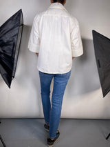 Sobrecamisa Denim Blanca