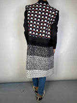 Abrigo Detalles En Tweed