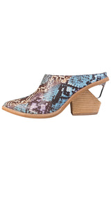 Mules Snake Cuero