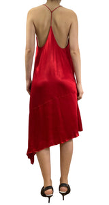 Vestido Rojo Satinado
