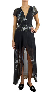Vestido Wrap Flores