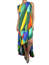 Vestido Longo Geometrico