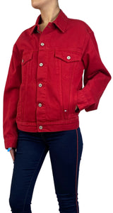 Chaqueta Denim Roja