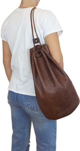 Mochila a Medida Cuero Café