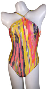 Traje de Baño Multicolor a Rayas