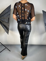 Blusa Cosmos Traslucida