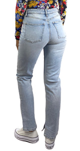 Jeans Denim Tiro Alto