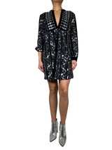 Vestido Bordado Mostacillas