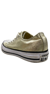 Zapatillas Doradas Brillos